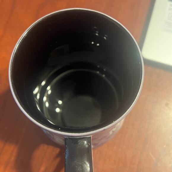 Tinker Bell "Mornings Aren't Magical" Purple Coffee Cup Mug DisneyLand Disney - Picture 3 of 7